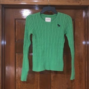 Abercrombie Kids Girls’ XL Cable knit Sweater